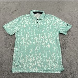 Nike Dri-FIT Polo Shirt Mens Medium Golf Standard Fit Digital Camo CU9533-307